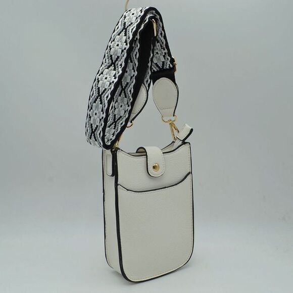 Fold-over Closure Cellphone Crossbody Handbag - Picture 1 of 4